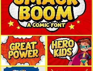 Smack Boom font