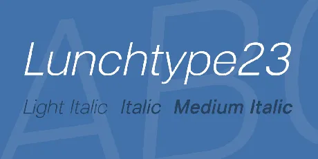 Lunchtype23 font