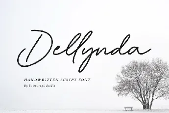 Dellynda font