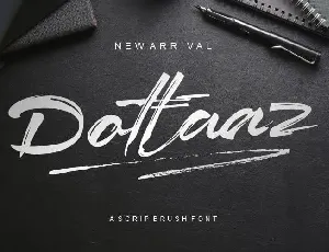 Dottaz Brush font