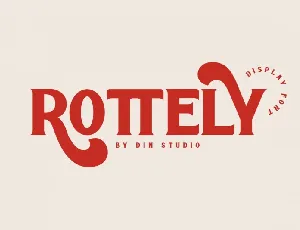 Rottely Display font