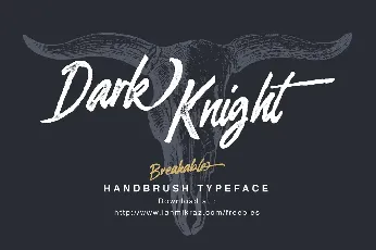 Breakable Brush font