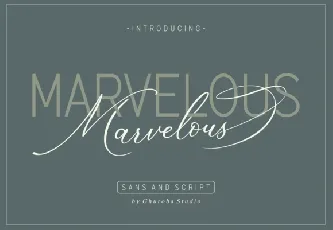 Marvelous Duo font