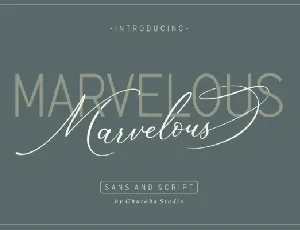 Marvelous Duo font