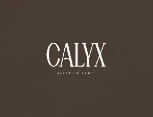 Calyx font