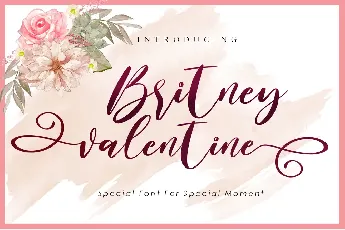 Britney Valentine font