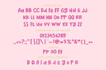 Lovely Time font