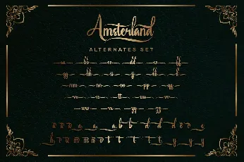 Amsterland font