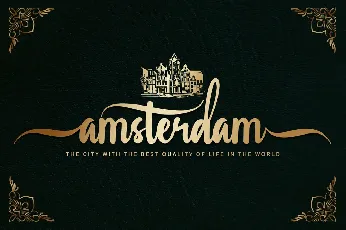 Amsterland font