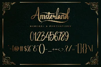 Amsterland font