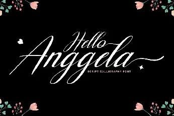 Hello Anggela font