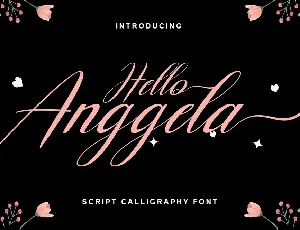 Hello Anggela font