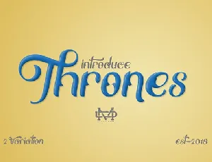 Thrones font