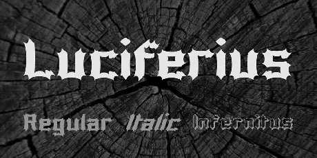 Luciferius font