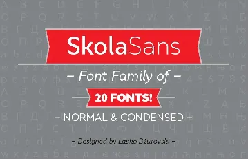 SkolaSans Family font