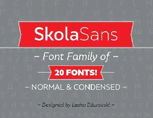 SkolaSans Family font