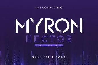 Myron Hector Sans Serif font