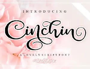 Cinchin Calligraphy font