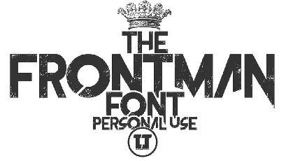 The FrontMan font