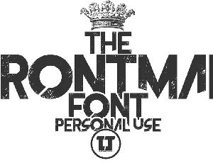 The FrontMan font
