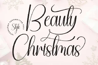 Beauty Christmas Script font