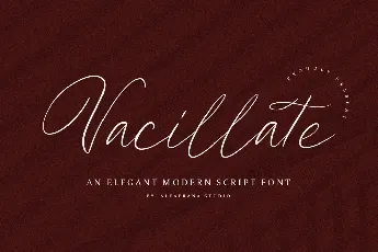 Vacillate Free font