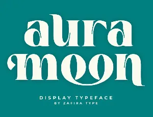 Aura Moon font