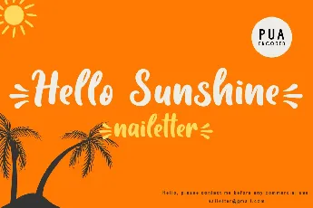 Hello Sunshine font