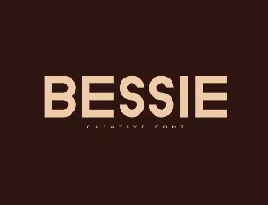 Bessie font