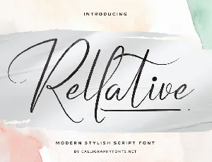 Rellative Demo font