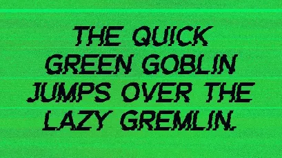 Glitch Goblin font