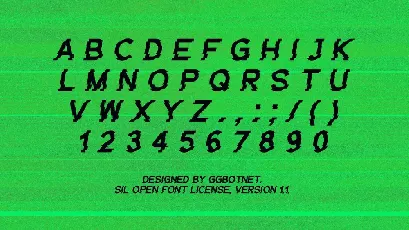 Glitch Goblin font