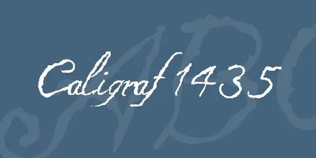 Caligraf 1435 font