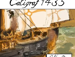 Caligraf 1435 font