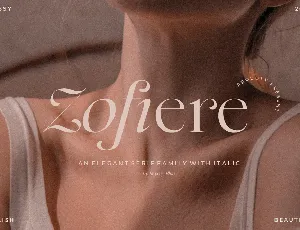 Zofiere font