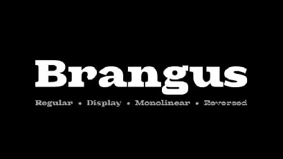 Brangus Sans Serif font