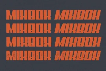 MixBox Family font