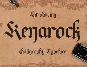 Kenarock font