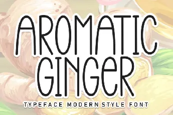 Aromatic Ginger Display font