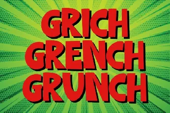 Grinch Quirki font