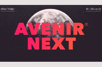 Avenir Next font