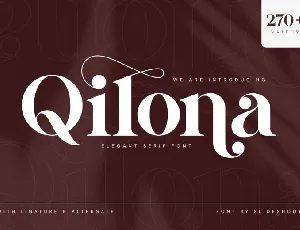 Qilona font