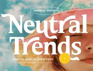 Neutral Trends Serif font