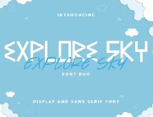 Explore Sky Demo font