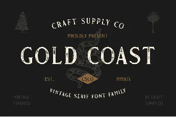 Gold Coast Free font