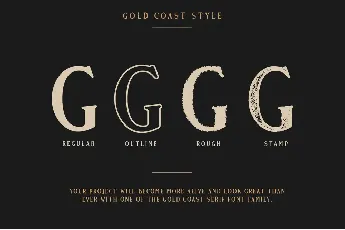 Gold Coast Free font