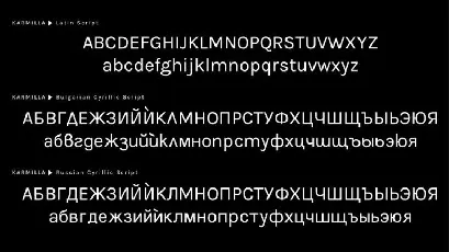 Karmilla font