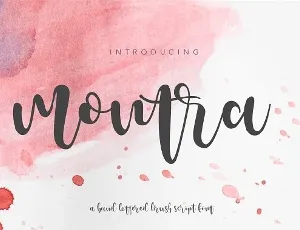 Montra Typeface font