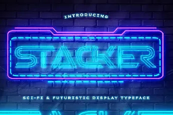 Stacker font