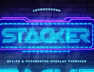 Stacker font